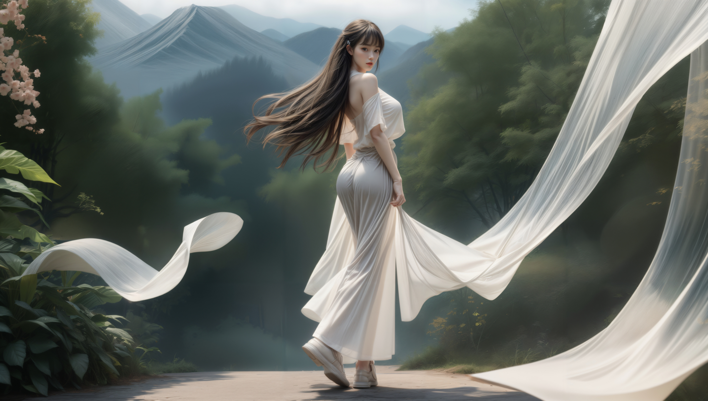 江西安远天空出现绚烂“七彩祥云”